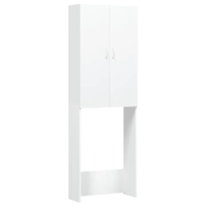 Armario de Lavadora 64x25,5x190cm Aseo Estantería Muebles Colada Color Roble Sonoma,  Blanco,  Roble ahumado y mas - 1