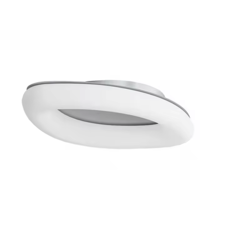 FABRILAMP Plafon LED Regulable FAB 154786001 | Blanco/Plata 5100 Lm 12x73x47 Cm - 1