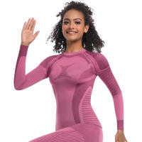 SSITO Ropa de Yoga with Curve de Sirena, ropa de conducción al Aire Libre, ropa de Esquí, ropa interior Térmica Deportiva, ropa de compresión para Corre, Tops para Mujer - details 9