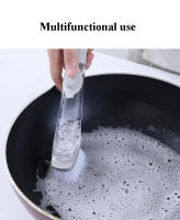 Cepillo De Limpieza De Cocina 2 En 1 Con Mango Largo Y Dispensador De Esponja Cepillo De Lavado De Platos Herramientas Ecológicas Para La Cocina - details 4