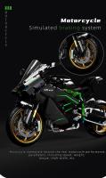 Bloques De Construcción Técnicos Para Ciudad 1:5 1858pcs Motocicleta De Carreras Vehículos MOC Juguete De Bloques Para Niños Regalos T4019 - details 5