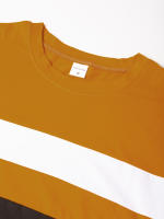 Camiseta informal de manga larga con cuello redondo para hombre, camisa deportiva de moda con bloques de color, para primavera y otoño - details 13
