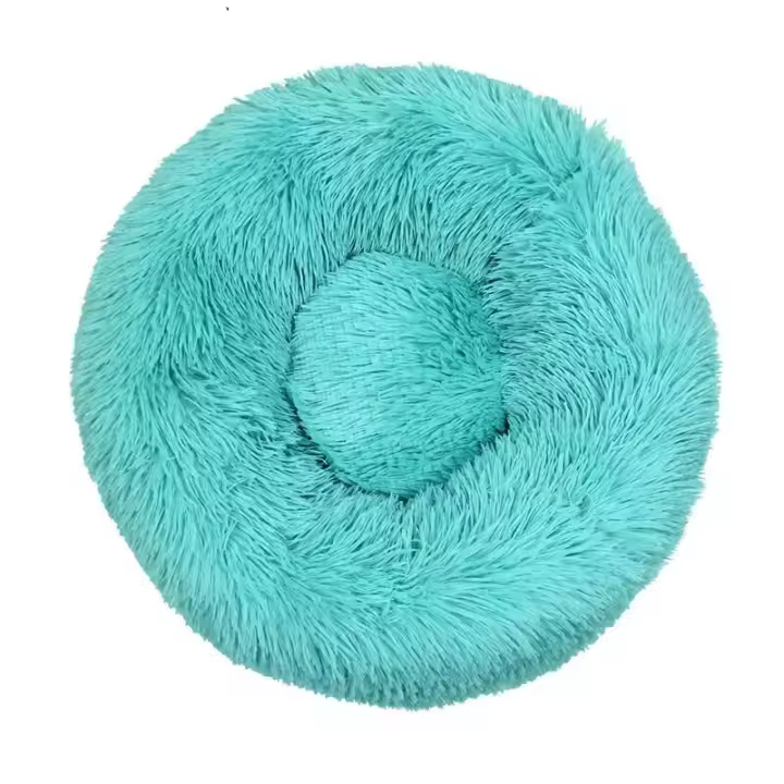 Cama para Gatos, Cojín Esponjoso, Suave y Lavable para Perros y Gatos (Verde Esmeralda, 40 cm), Sunny - 1