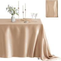 Mantel De Seda Rectangular Para Bodas Y Fiestas En Blanco Y Negro Decoración Para Banquetes Y Cumpleaños Uso Doméstico Para Comedor - details 15