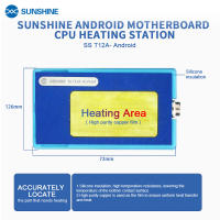 Plataforma De Desmontaje De Motherboard SUNSHINE SS-T12A Para Tabla De Calentamiento Capa Superficie Para Reparación De CPU Android IP X 11 12 13 14 - details 14