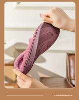Zapatillas De Invierno Unisex Algodón Tacones Plano Antideslizantes Para Hombre Y Mujer Pantuflas De Plush Cálidas Para El Hogar Pareja - details 7