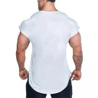 Camiseta De Gimnasio Para Hombres Fitness Casual Hip Hop Algodón Sin Mangas Ajustada Transpirable Ropa Deportiva Bodybuilding - details 6