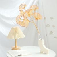 Hoja De Ginkgo Artificial Simulación De Hoja De Ventilador 1Pcs Para Decoración De Bodas Y Hogar Accesorios De Fiesta - details 6
