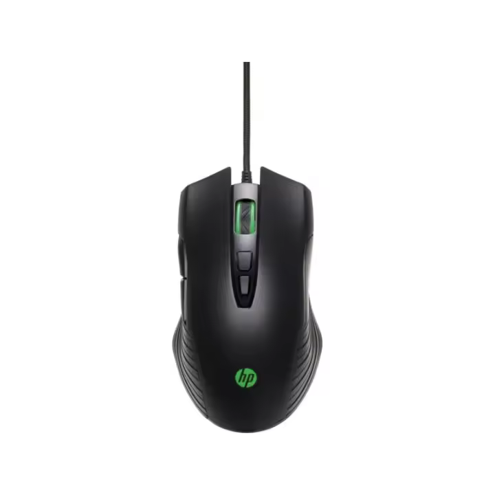 Ratón gaming con cable HP X220 con iluminación negro - 1