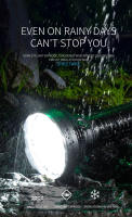 Linterna Táctica De Caza Exterior LED Super Brillante Distancia De Iluminación 1500M Luz Fuerte Aluminio Impermeable Recargable - details 9