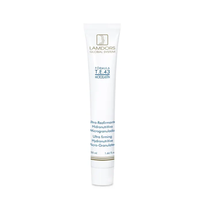 T.E.43 MICROELASTÍN 90ml Ultra-Reafirmante Hidronutritiva Micro-Granulada LAMDORS - 1