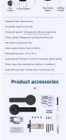 Cerradura Inteligente De Huella Dactilar Con Tuya Cerradura Electrónica Digital Sin Llave Seguridad Para Puerta De Hogar Material De Aleación De Zinc - details 11