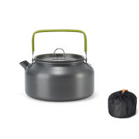 Kettle De Camping Portátil Exterior Antideslizante De Aluminio Ligero Con Manija Antisalpicaduras Para Picnic Y Cocina - details 11