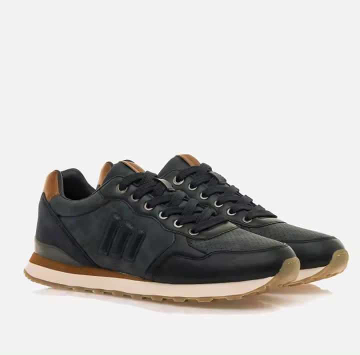 Zapatillas de vestir Mustang Porland Classic azul marino - 1