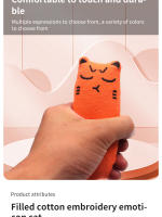 Juguete Para Gatos De Algodón Resistentes Mordedor Suave Y Relajante Con Hierba De Gato Accesorios Para Mascotas Juguete De Moler Dientes - details 4
