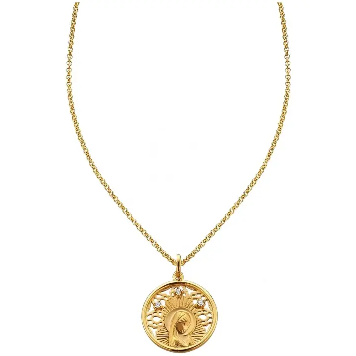 Colgante Duran Exquse Camelot Medalla Virgen Calada - 1
