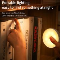 Lámpara Nocturna LED Con Sensor De Movimiento Recargable Y Magnética Portátil Para Dormitorio Cocina Armario Luz Sin Cable Dimmable - details 0