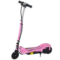 HOMCOM Patinete Scooter Eléctrico Plegable para Niños de 7-14 Años Máx. 50 kg con Altura Ajustable Interruptor de Arranque y Frenos 75x36x82-93 cm - details 0