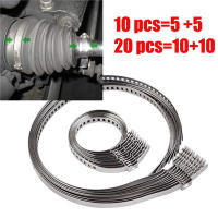 Cubierta De Polvo Universal De Acero Inoxidable Para Eje De Transmisión Constante CV 10/20PCS Herramientas De Coche Con Alta Elasticidad - details 0