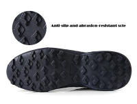 Zapatos De Senderismo Impermeables Para Hombres Y Mujeres Zapatillas De Treking Con Cordones Para Escalada Y Caza Tácticas Outdoor Trainers Caminar Mesh Con Suela TPR Adecuados Para Principiantes - details 3