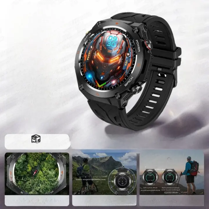 Reloj Inteligente Deportivo Xiaomi 2025 GPS Impermeable 650mAh Bluetooth Llamadas Pantalla AMOLED HD Monitor De Salud Fitness Para Hombres Y Mujeres - 1