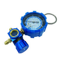 Gauge De Aire Acondicionado Para Refrigerantes R410A R22 R134a R404A Manifold Manómetro Con Espejo Visual 500psi/800psi - details 7