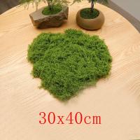 Falso Moss Verde Para Manualidades DIY Hierba Artificial Decoración De Jardín Y Habitaciones Material Sintético Estilo De Pasto - details 13