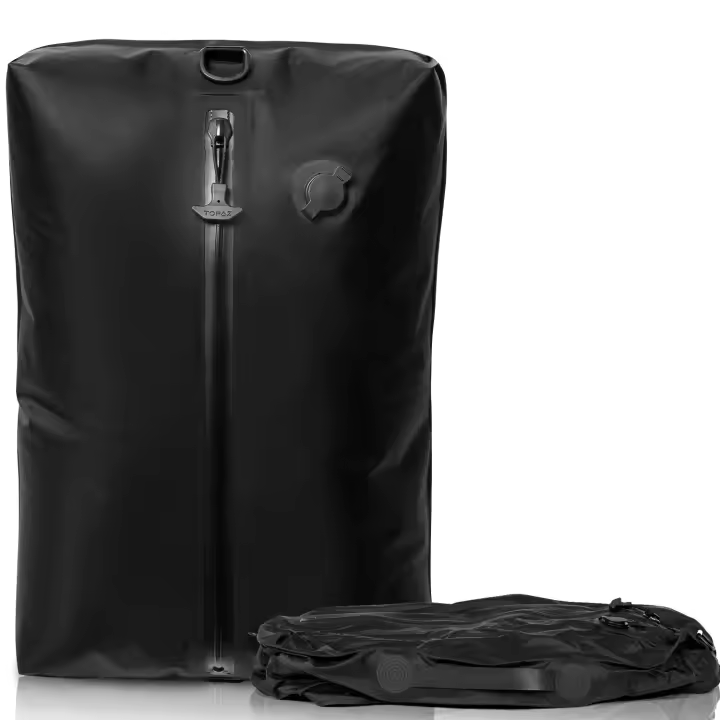 Bolsa de Vacío para Viaje con Bomba Inalámbrica - Bolsa de Compresión Profesional IP67 Impermeable y Antipolvo - Ahorra Espacio en Maletas y Mochilas - Sistema de Sellado al Vacío Reutilizable - Ligera, Duradera y Compacta - Ideal para Ropa, Edredones y V - 1