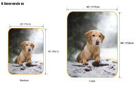 Manta Para Perros Impermeable Bucephalus Reversible Suave Y Lavable Protección Para Sofá Manta Para Gatos Y Perros Con Patrón De Animales - details 42