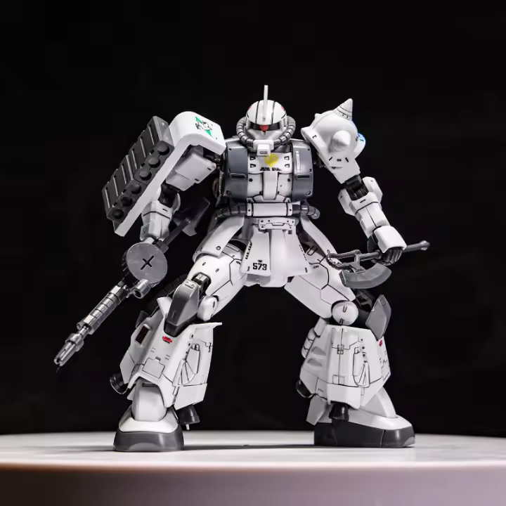Figura De Acción Coleccionable ZAKU Warrior GTO White Devil Y ZEONO ZGMF-1000 Escala 1/144 Modelo Artesanal Para Jóvenes De 14 Años O Más - 1