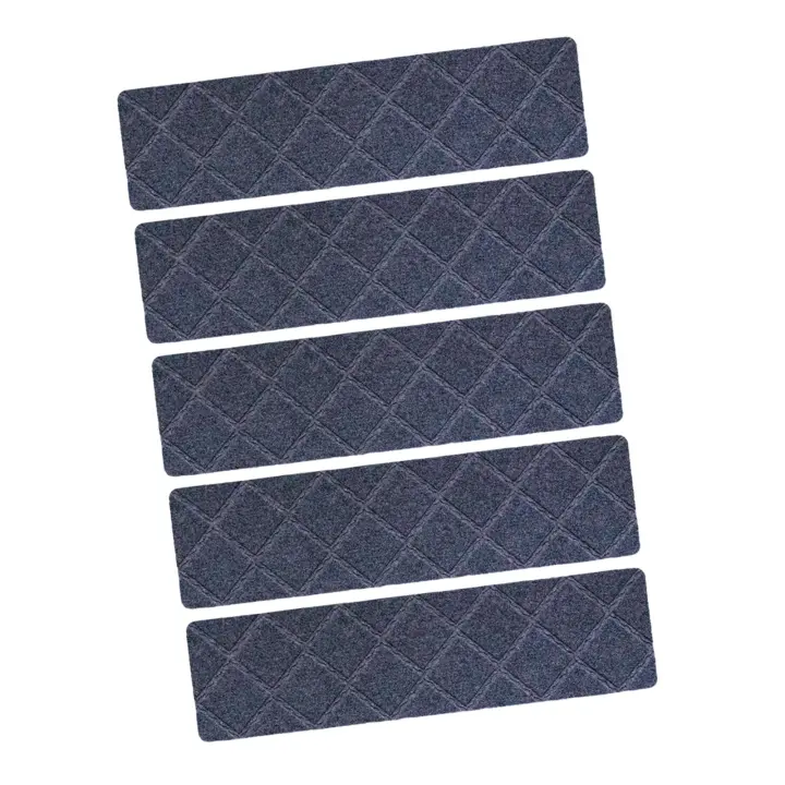5x Alfombras Antideslizantes Para Escaleras Interior Antideslizantes Para Pasos De Madera Alfombras De Pasos Para Mascotas Y Niños Mayores - 1