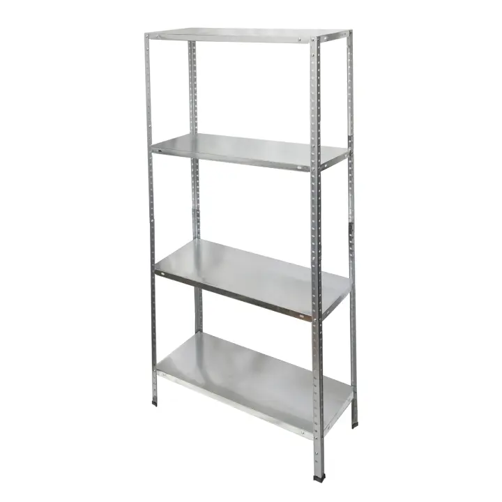 Estantería Oryx de Acero Galvanizado con 4 Baldas Ajustables de 150x75x30 Cm - 1