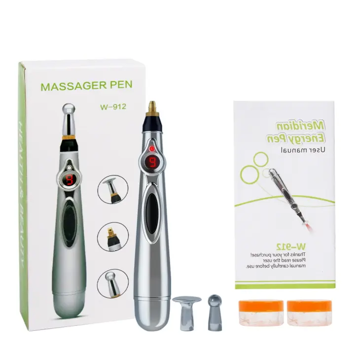 Pluma de acupuntura inteligente para fisioterapia, Draga de masaje de puntos de acupuntura, pluma de meridianos - 1