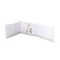 Interbaby Set 2 piezas desenfundables: Funda nórdica y Chichonera Acuarela - Medidas para cuna con medias estándar 120x60 - details 1