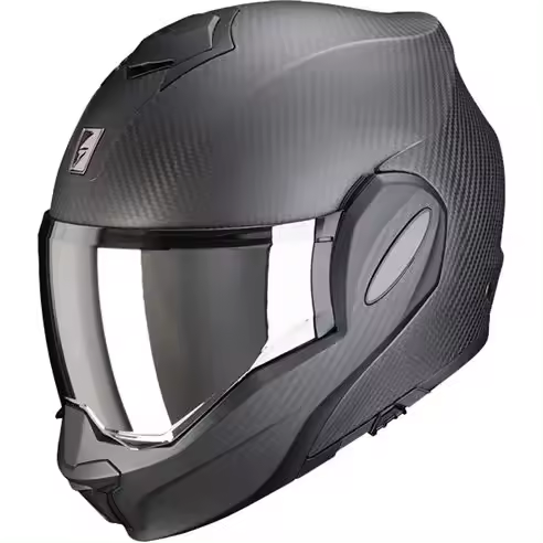 Casco Scorpion EXO-TECH EVO CARBON Negro mate Raíz OUTLET MOTOSOTORE MARCAS Cascos Modulares SCORPION - 1