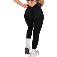 Nuevos Pantalones De Yoga Para Mujer Con Cintura V Y Levantamiento De Glúteos En Color Melocotón Fitness Sin Líneas Embarrassing Verano Talla S M L XL - details 2