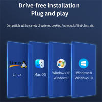 ROUHONG Emulador De CD DVD Externo USB 2.0 Slim Para Laptops Y PCs De Escritorio Lectura Y Grabación De DVD-RW Compatible Con Windows 7/8/10 - details 10