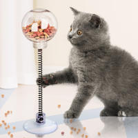 Juguete De Bola Para Gatos Dispensador De Alimentos Para Interiores Con Tratamientos De Primavera Juguete Divertido Para Mascotas - details 5