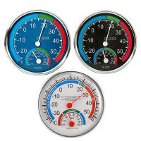 Mini Termómetro Y Higrómetro Redondo Indicador De Humedad Y Temperatura Para Interior Oficina Rango -30℃-50℃ 20%-100% Monitor Digital De Tamaño 13*13*2cm - details 1