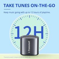 Altavoz Bluetooth Mini Tronsmart Nimo, Máximo 8W, Caja de Música Resistente al Agua IPX7, 12 Horas de Tiempo de Reproducción, Emparejamiento Estéreo, Altavoz Inalámbrico Portátil Pequeño para Ducha, Viajes al Aire Libre, Negro - details 6