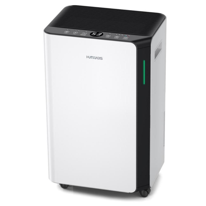 HUMILABS OL20-BD068CF Deshumidificador Expert Connected. 20L/día, Depósito Extraíble de 4.5L, Control por Wifi, Función de Secado de Ropa y Temporizador 24 horas, Área de Cobertura de 40m2