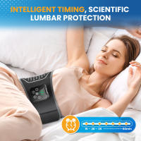 Cinturón de cintura con compresa caliente y masaje con airbag, multifuncional, horizontal, terapia de compresión, masajeador de cintura, novedad de 2025 - details 8
