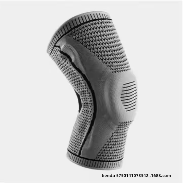 1 Pieza De Protección De Rodilla Con Fijador De Tira Soporte Medial De Patela Compresión Y Protección Para Deportes Como Correr Y Baloncesto - 1