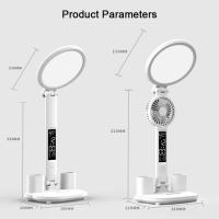 Luz De Escritorio LED Con Ventilador Y Reloj Cargador USB Luz De Lectura Con Protección Ocular Plegable Luz Nocturna Para Escritorio - details 7