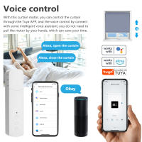 Motorizado Tuya WiFi M515EGWT Para Cortinas Rollos Inteligentes Compatible Con Alexa Y Google Home Controlador De Cierres Eléctricos Para Cortinas - details 1