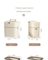 Bandeja De Papel Plástico Para Cocina Y Baño Con Almacenamiento En Pared Montaje En Pared Flip-Top Capa Superior Simple - details 9