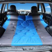 Colchón de aire automático del coche, colchón portátil para acampar al aire libre con bolsa de almacenamiento, colchón inflable para acampar del aire del coche, azul gris - details 1