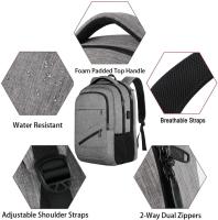 Mochara de viaje Grande, mochipa impermeable aprobado para Vuelos, mochara duradera Para campus, se Adapta a una computadora portátil de 17 pulgadas con Puerto de carga USB, unisex - details 0