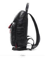 Mochila De Cuero Auténtico Crocodilo Para Laptop De 15.6 Pulgadas Hombres Viaje Impermeable Grande Para Adolescentes Escuela Bolsa De Viaje Preppy Style - details 16