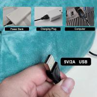 Calentador De Pies Eléctrico USB Tapete Calentador Portátil Para Los Pies De Terciopelo Suave Calentador De Pies Para El Hogar Invierno - details 3